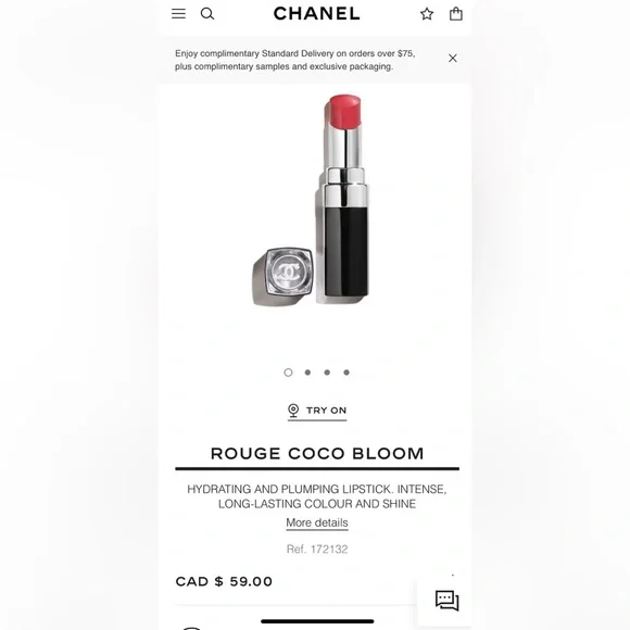 CHANEL ROUGE COCO BLOOM lipstick - Picture 5 of 9